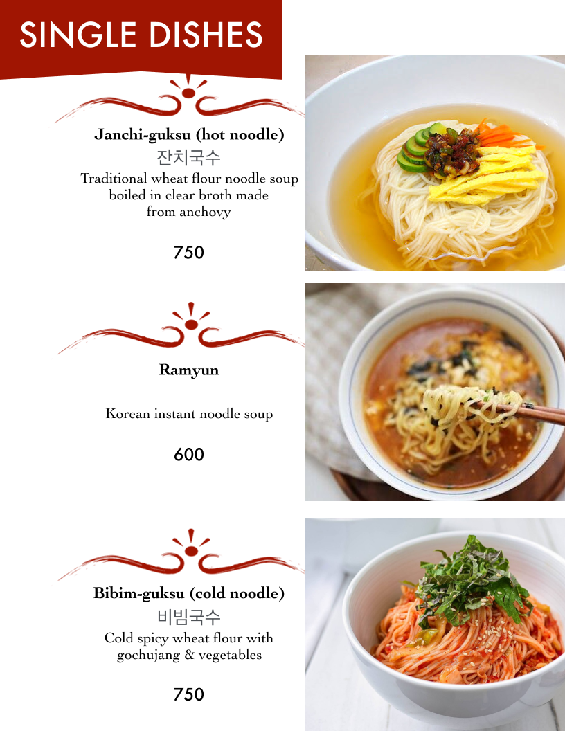 Menu On The Grill - Korean Bbq-1